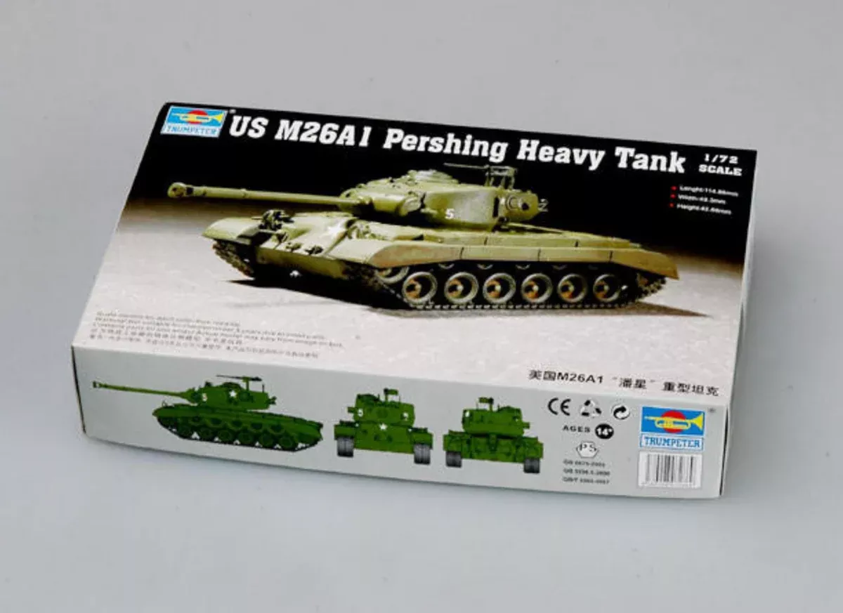 Trumpeter Scale Models 7286 1/72 M26A1 Pershing Heavy Tank Model Kit