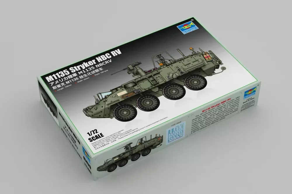 Trumpeter Scale Models 7429 1/72 M-1135 Stryker NBC RV Model Kit