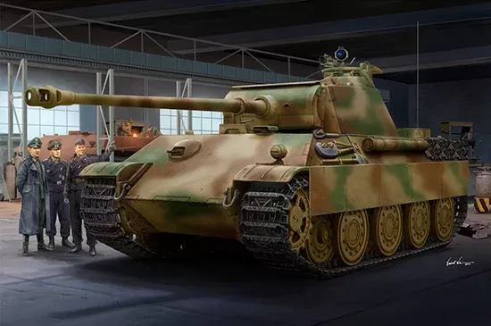 Trumpeter Scale Models 929 1/16 German Panther Ausf.G Tank Late Version Model Kit
