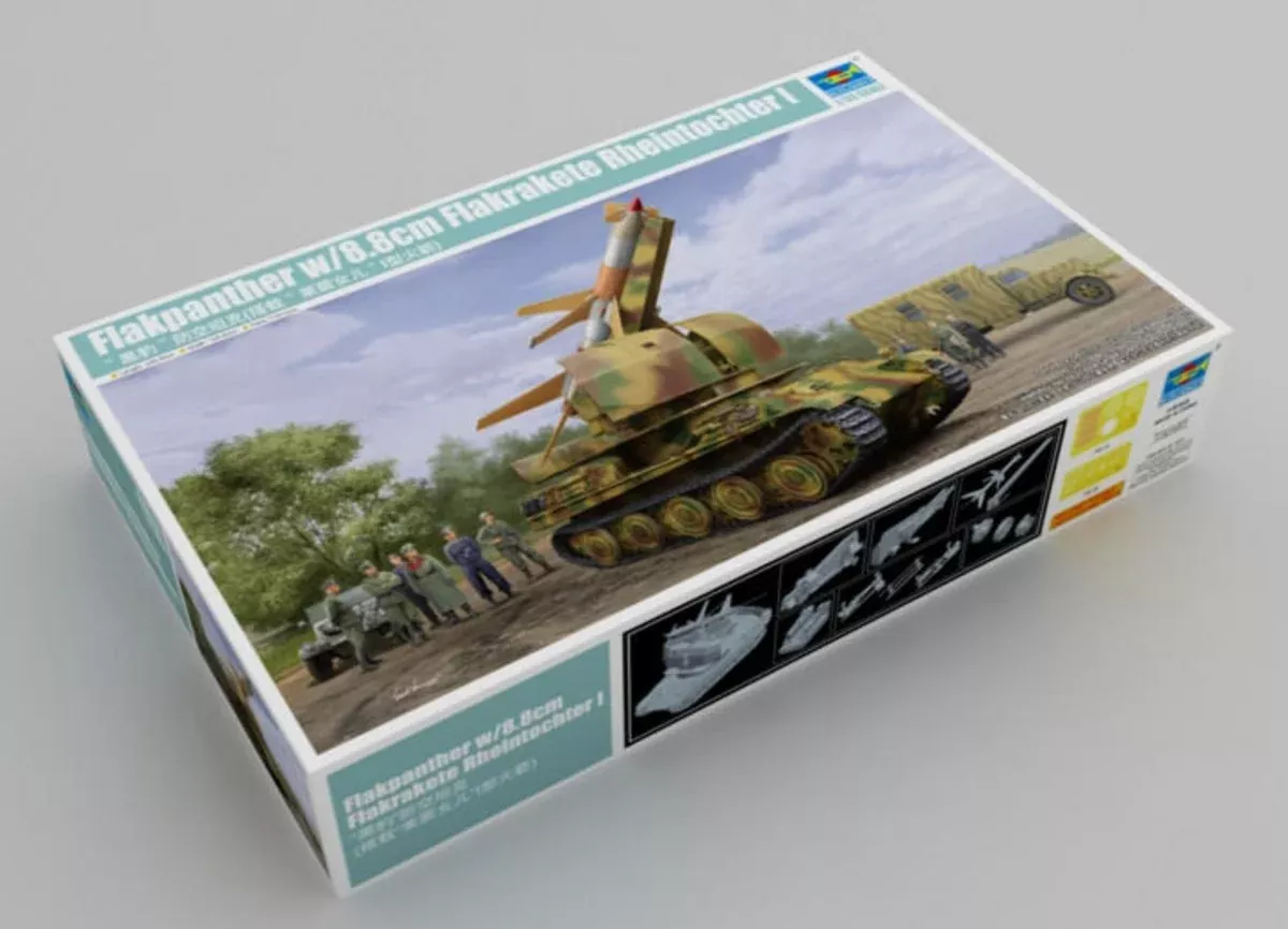Trumpeter Scale Models 9532 1/35 Flakpanther with 8.8cm Flakrakete Model Kit