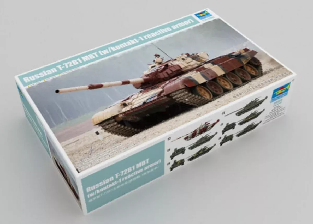 Trumpeter Scale Models 9555 1/35 Russian T72B1 Tank Model Kit