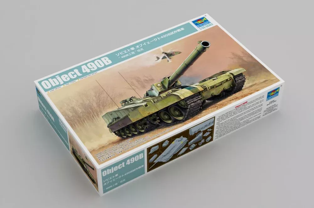 Trumpeter Scale Models 9598 1/35 Soviet Object 490B Tank Model Kit