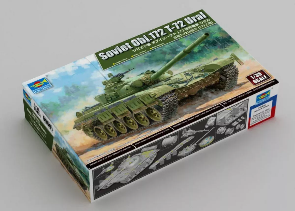 Trumpeter Scale Models 9601 1/35 Soviet Object 172 T72 Ural Tank Model Kit