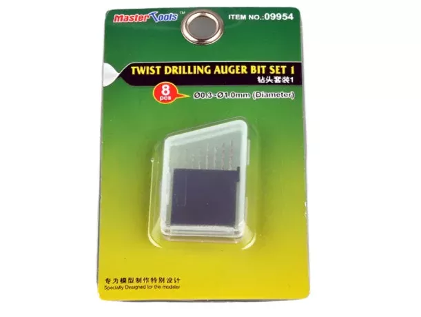 Trumpeter Scale Models 9954 Twist Drilling Auger Bit Set 1