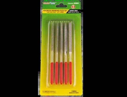 Trumpeter Scale Models 9965 Assorted Diamond Files (Set of 5)