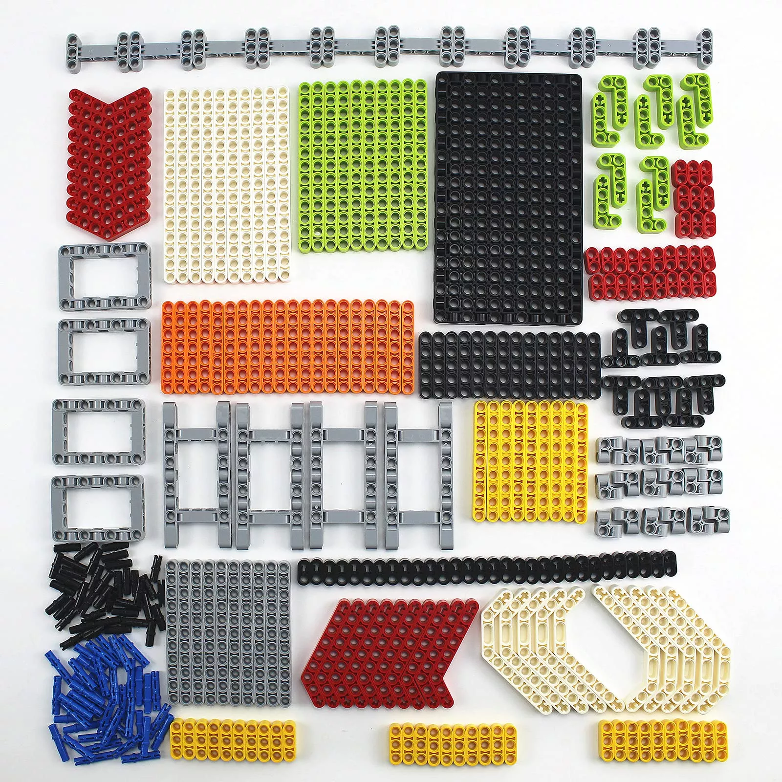 Ttlyhek Moc Parts Beams Pins Panel Connectors Bricks Sets Frame Liftar