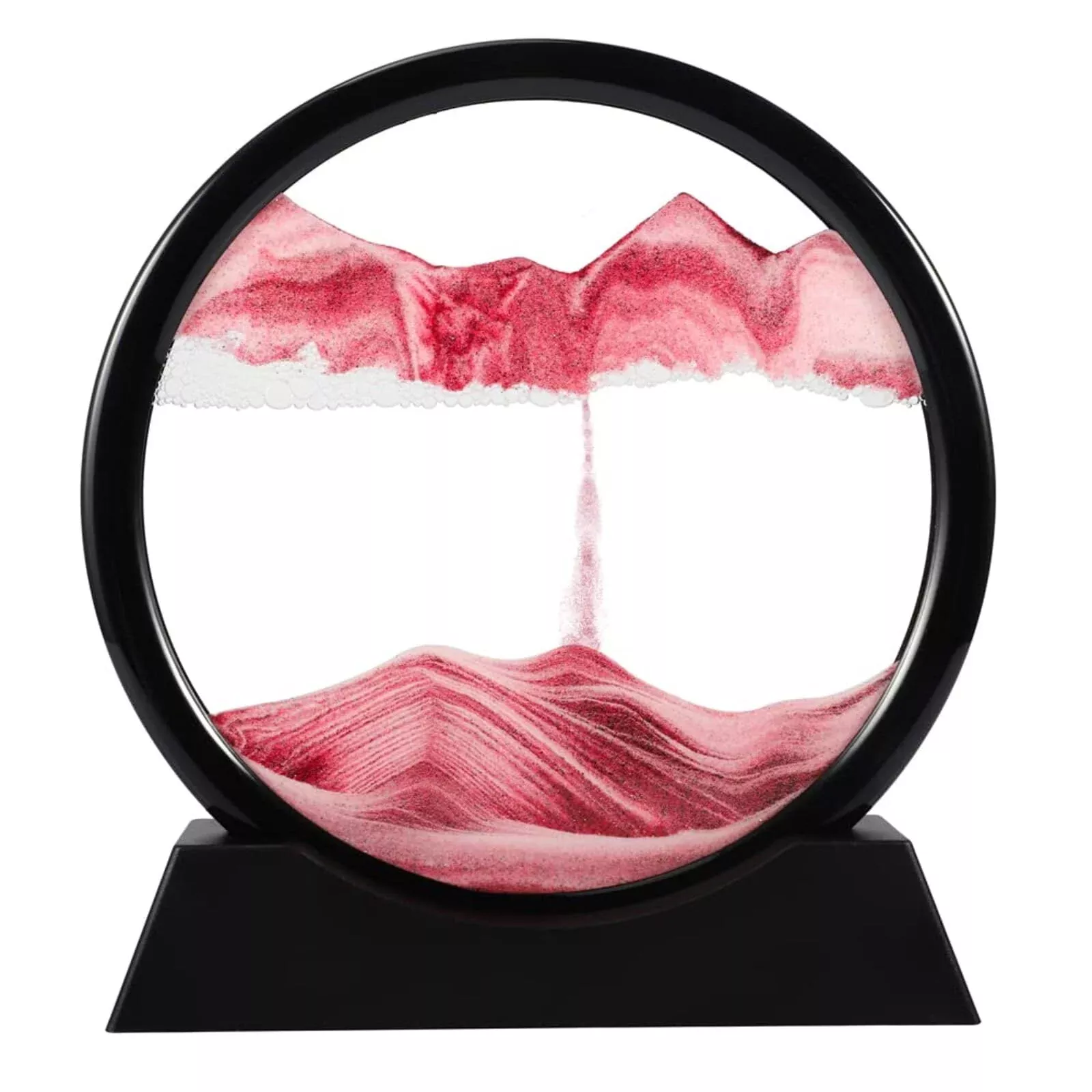 Twohua Moving Sand Art - 3D Deep Sea Sandscape - 12 Inch - Red