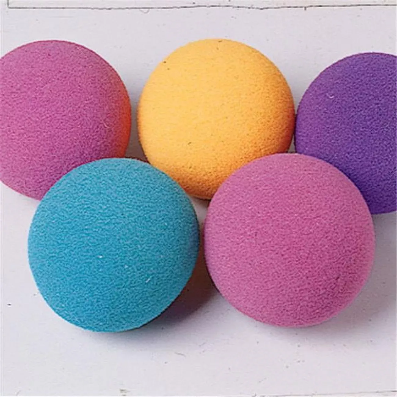U.S. Toy Foam Balls, Assorted Colors, 2.5" Diameter,