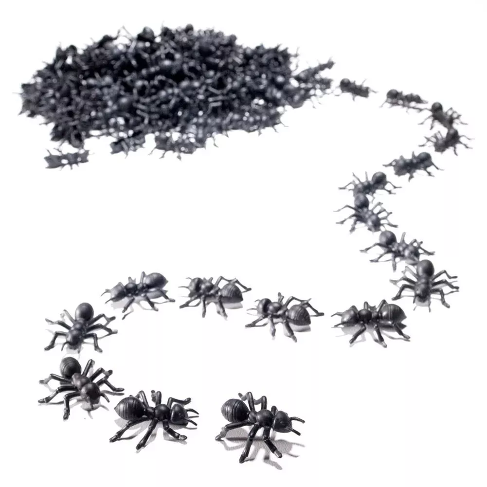 U. S. Toy VBS-Roar Black Plastic Ants Pack of 72