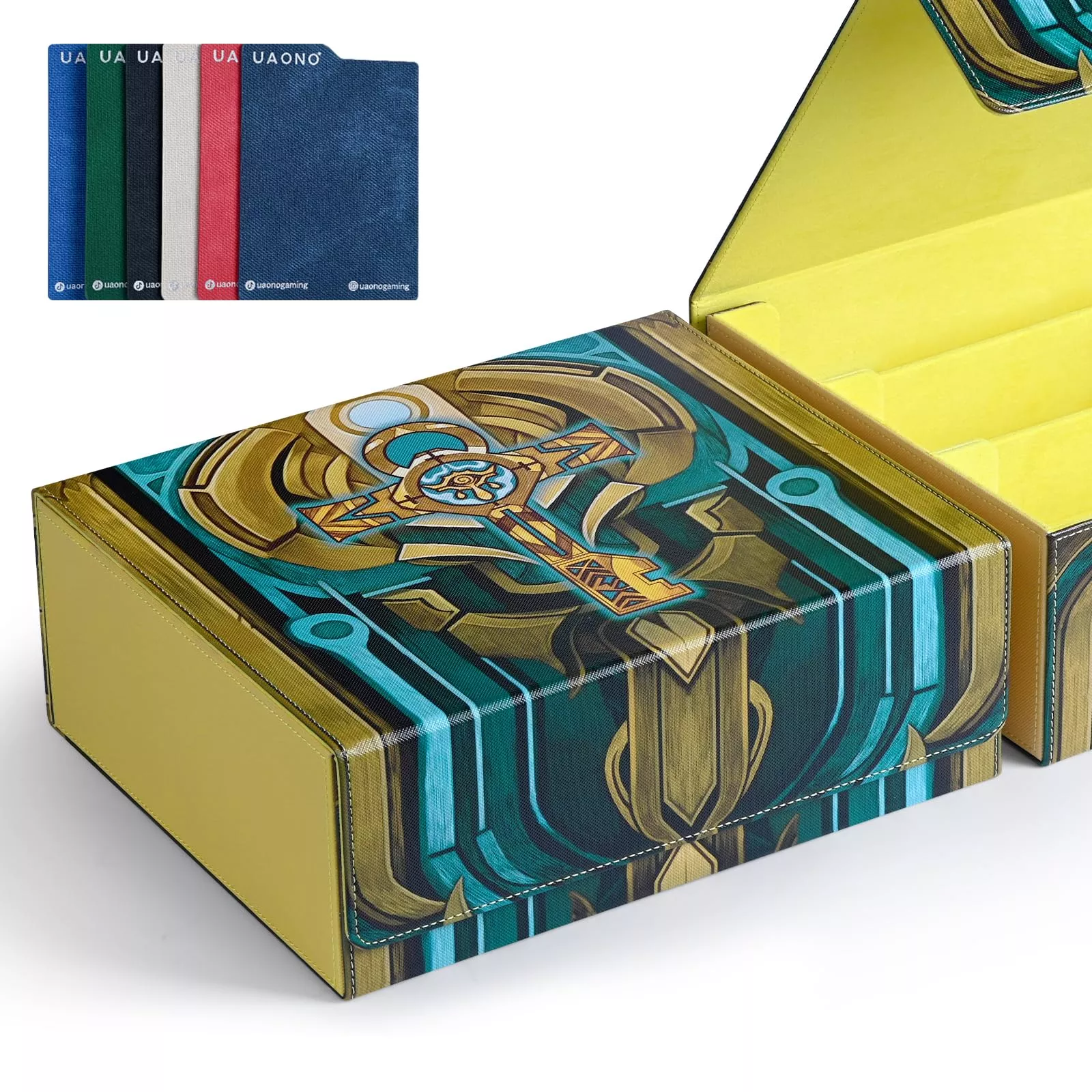 Uaono Card Storage Box For Mtg, Trading Card Deck Box Holds 1800+ With