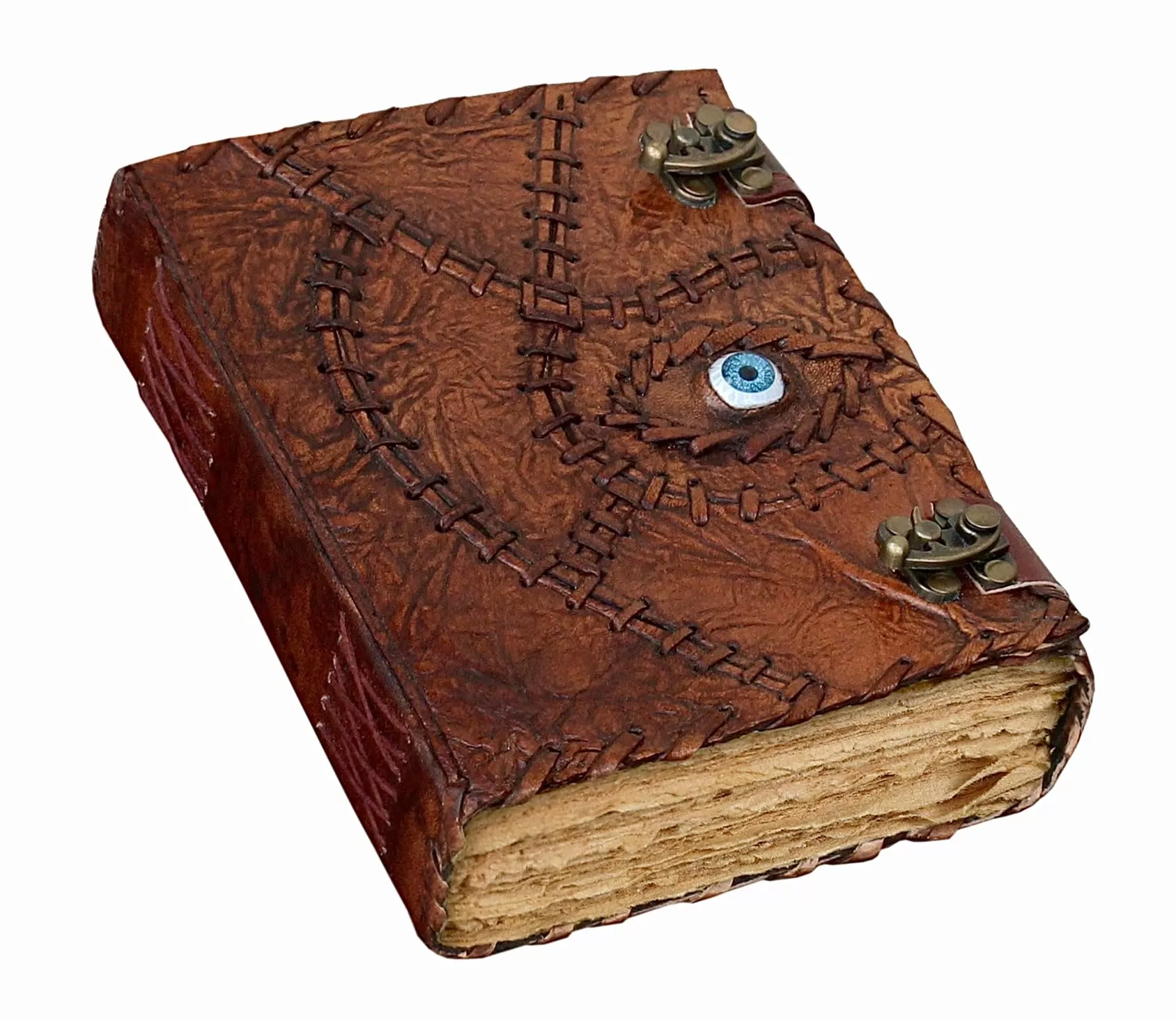 ULCH Hocus Pocus Spell Book Journal 8x6 inches Brown Leather Bound