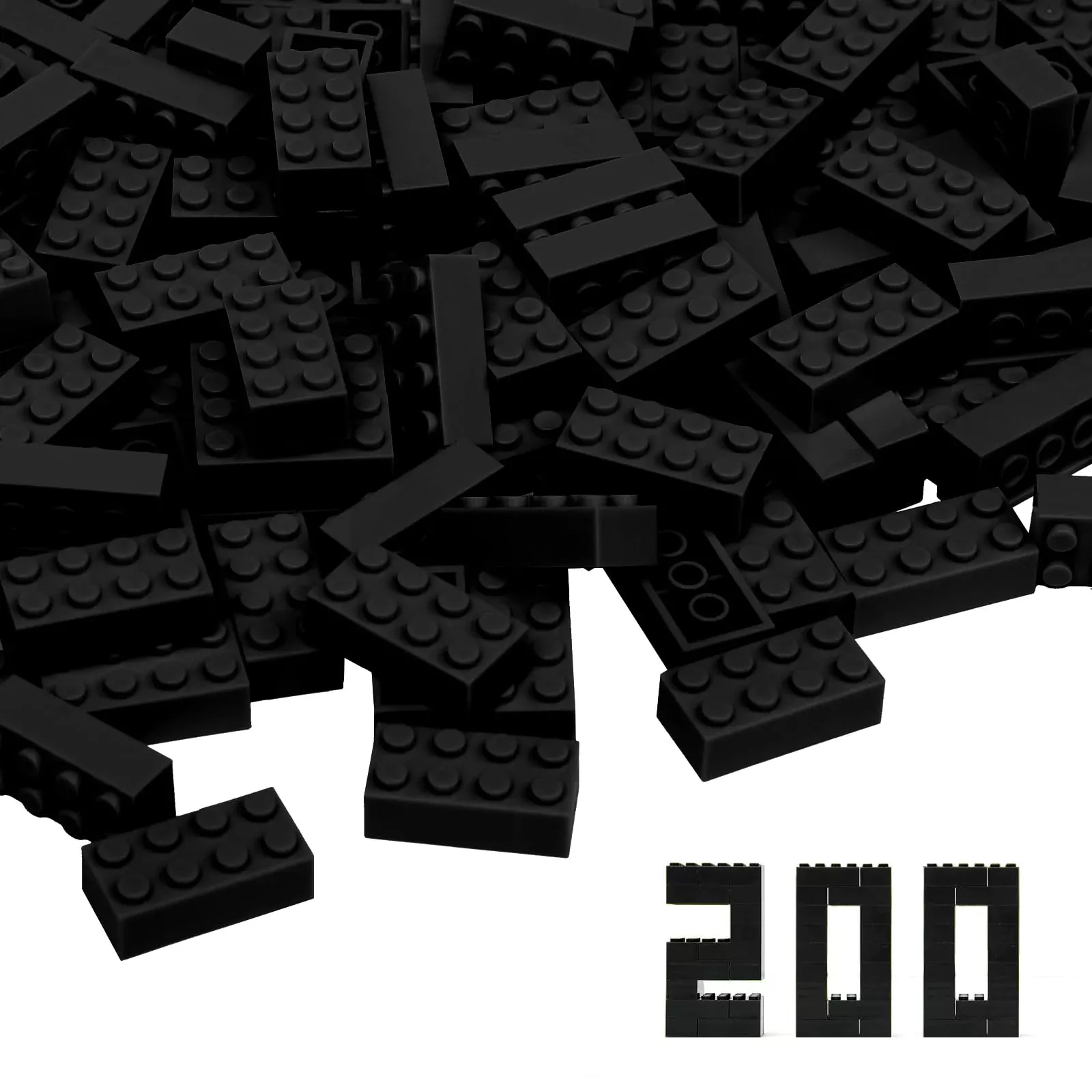 Unirolic Classic Building Bricks, 200 Piece 2X4 Building Blocks Stem C