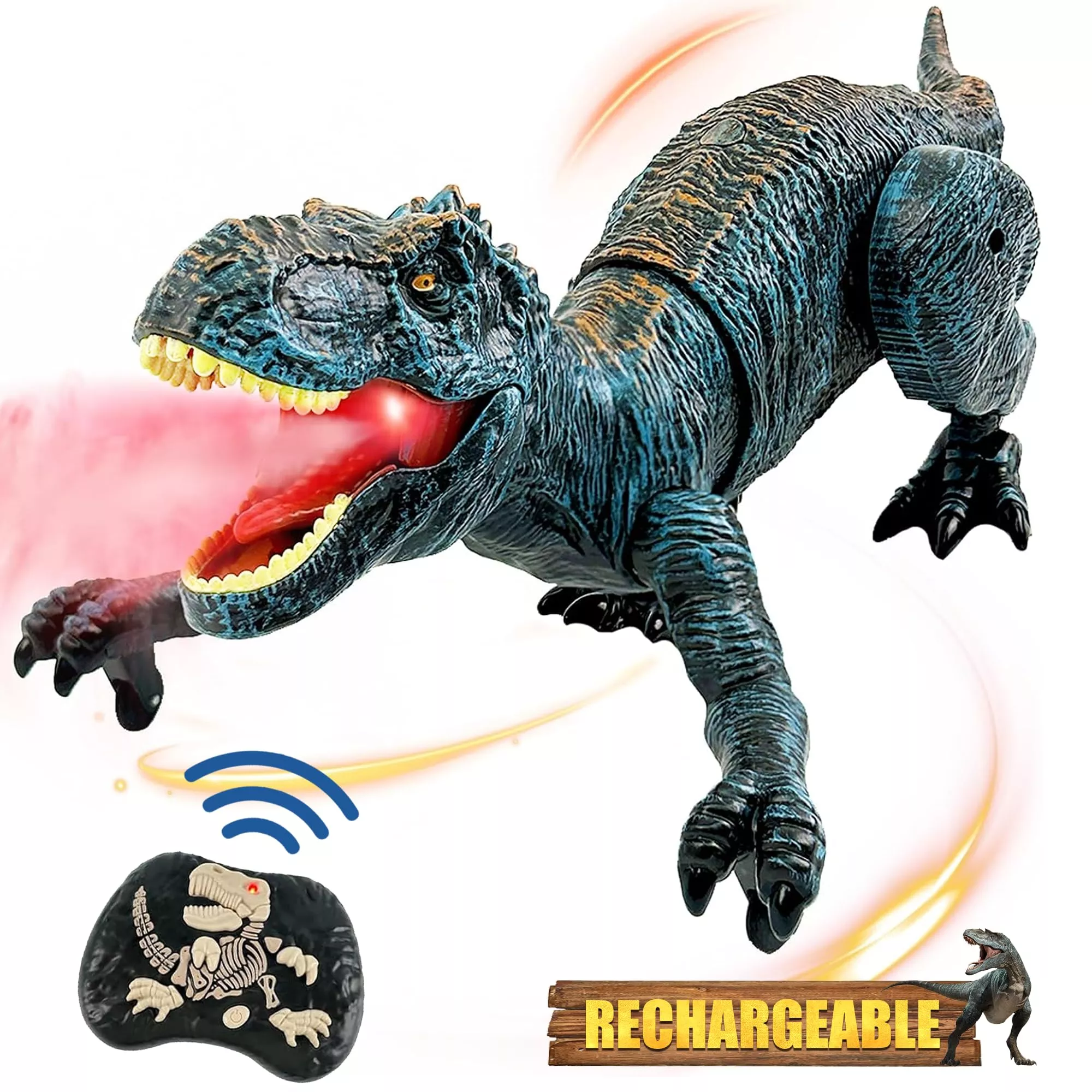 Upgraded Dinosaur Toys For Kids 3-5 5-7 Years Old, Remote Control Tyra