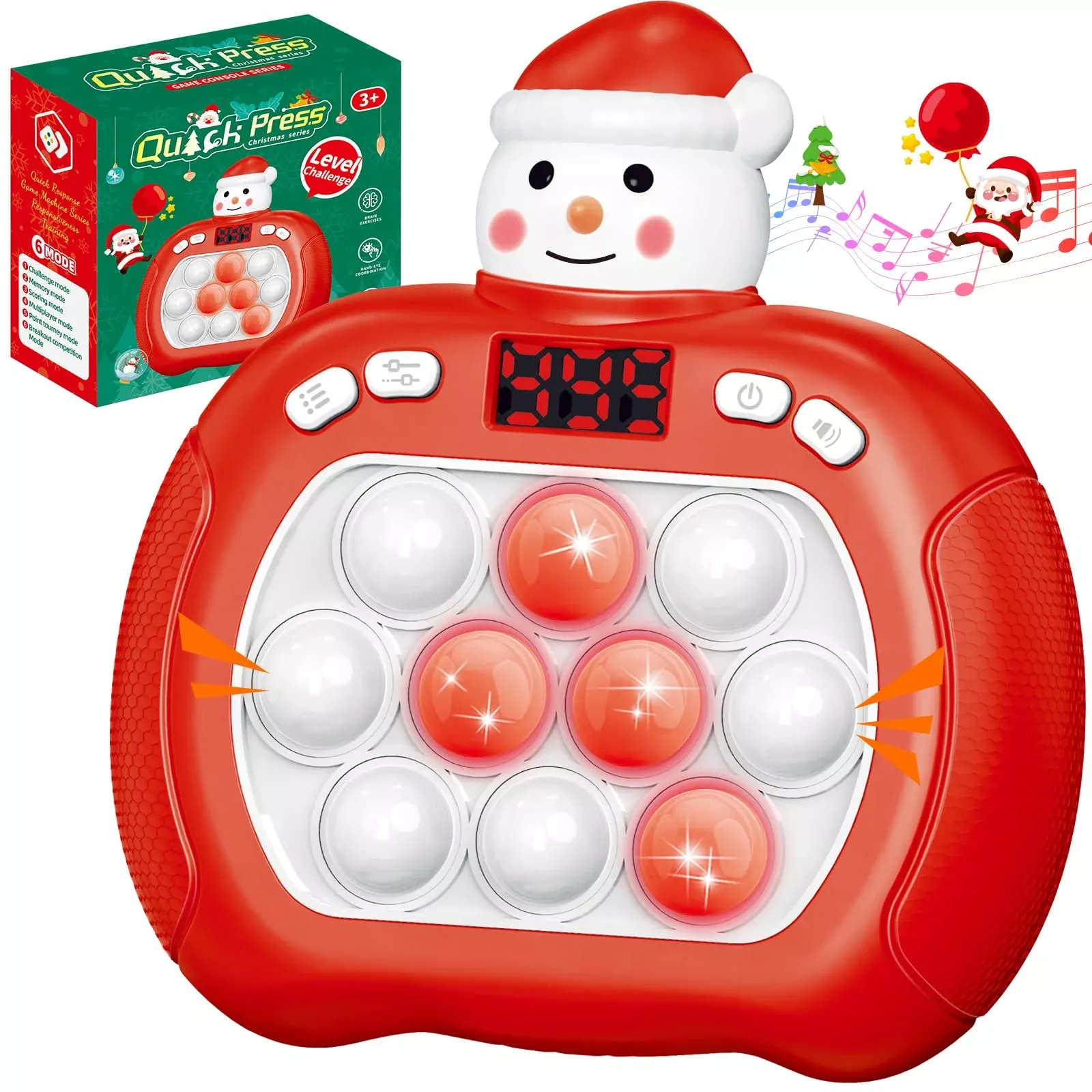 Upgraded Pop Push Game Toy For Kids, Quick Fast Push Pop Puzzle Handhe