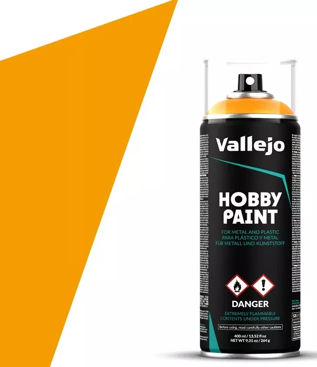 Vallejo 28.018 Fantasy Color Sun Yellow 400ml Spray