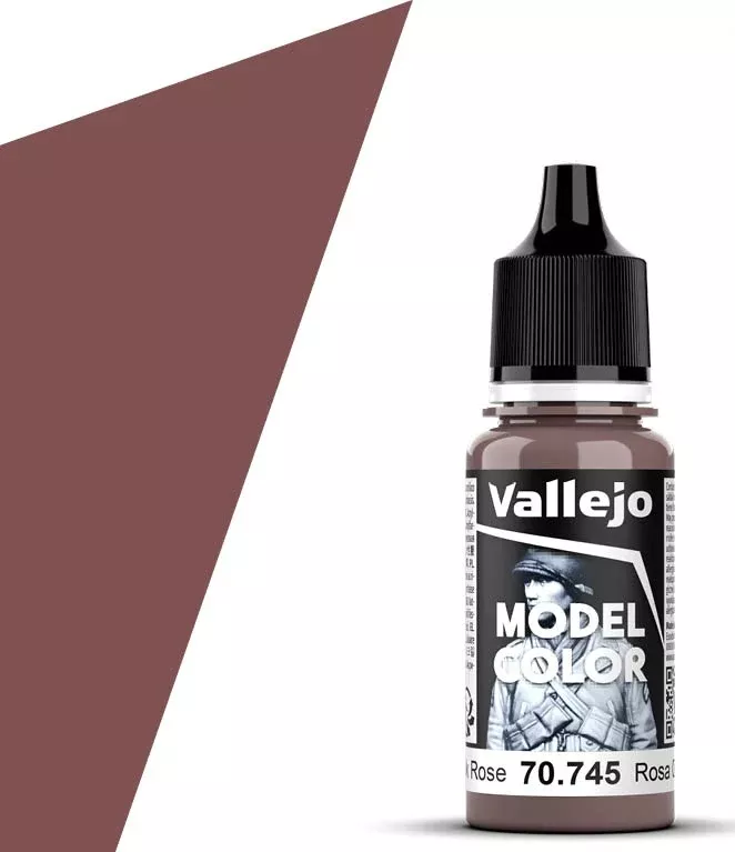Vallejo 70.745 Dark Rose Model Color 17ml Bottle