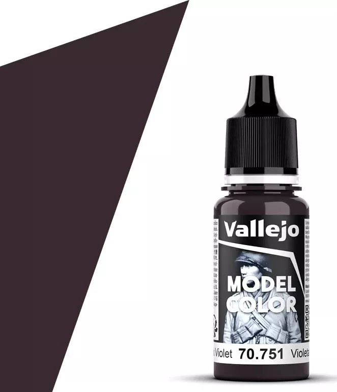 Vallejo 70.751 Black Violet Model Color 17ml Bottle