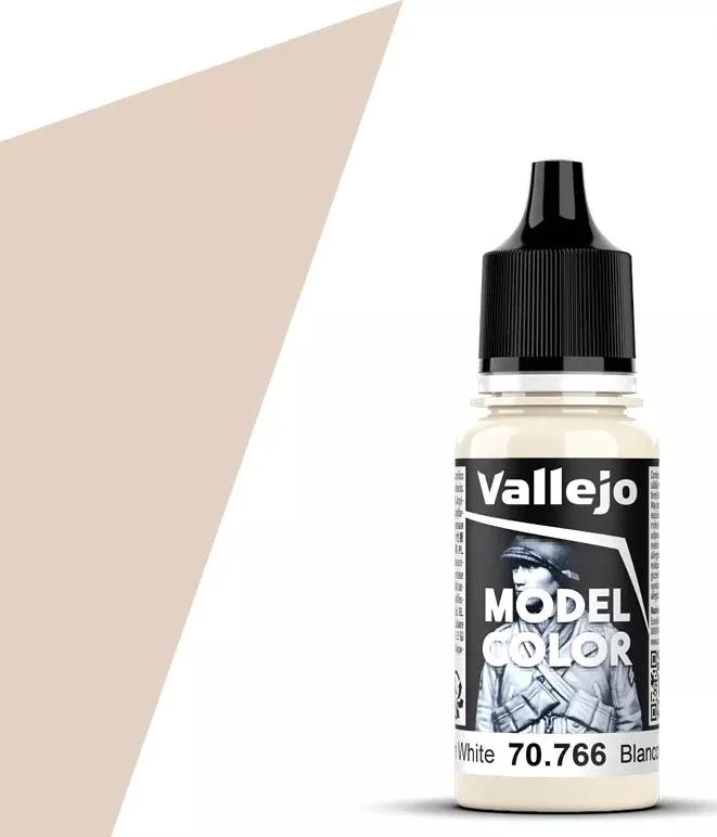 Vallejo 70.766 Cream White Model Color 17ml Bottle