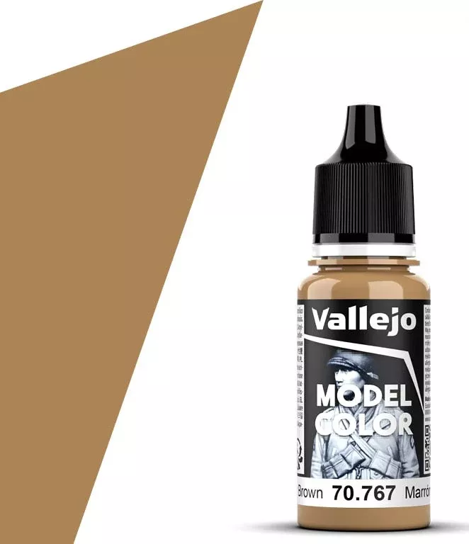 Vallejo 70.767 Desert Brown Model Color 17ml Bottle