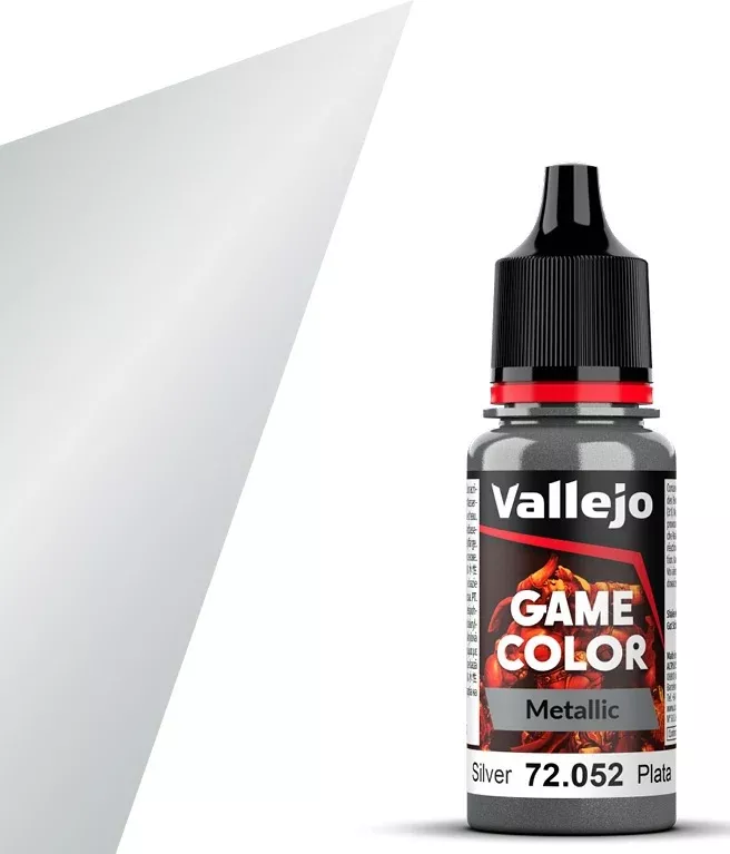 Vallejo 72.052 Game Color Metallic Silver 18ml