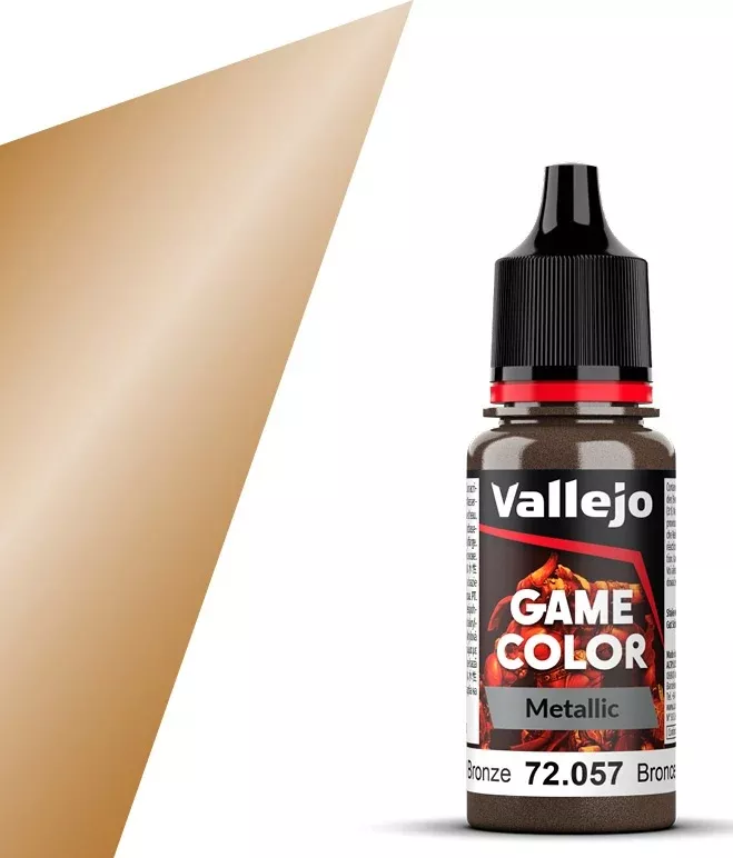 Vallejo 72.057 Game Color Metallic Bright Bronze 18ml