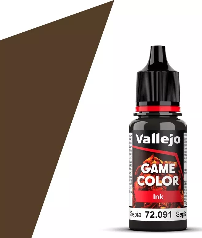 Vallejo 72.091 Game Color Sepia Ink 18ml