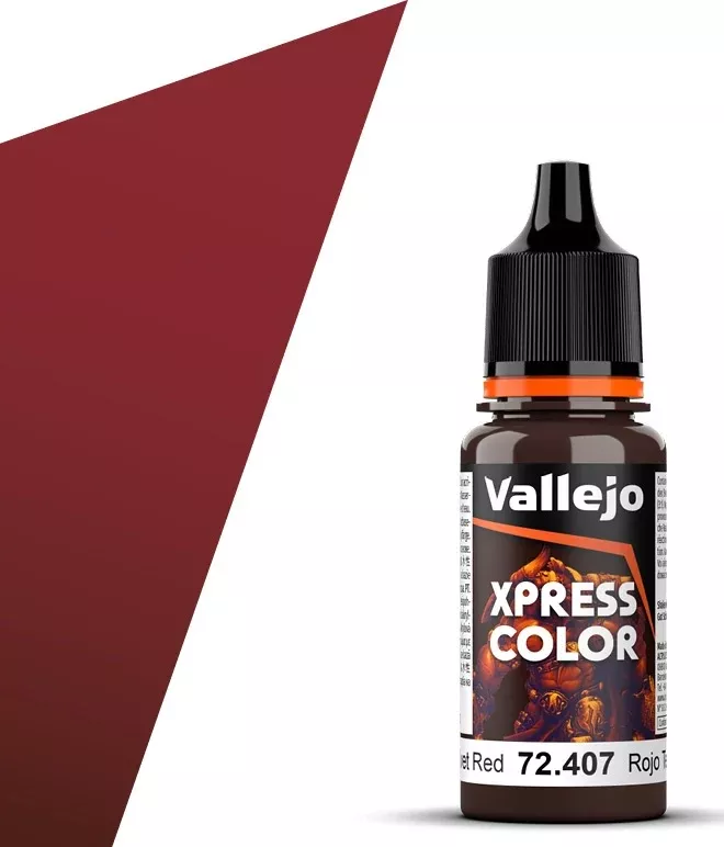 Vallejo 72.407 Express Color Velvet Red 18ml