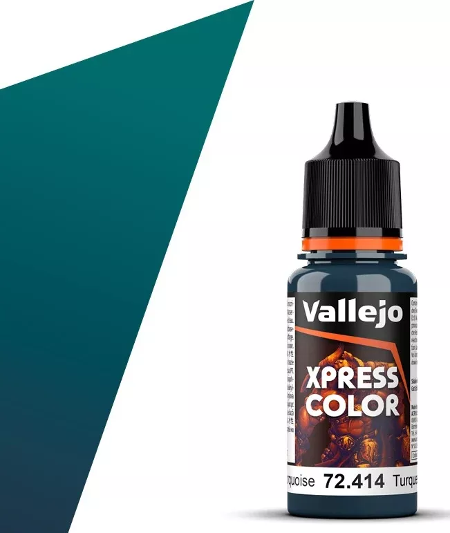Vallejo 72.414 Express Color Caribbean Turquoise 18ml