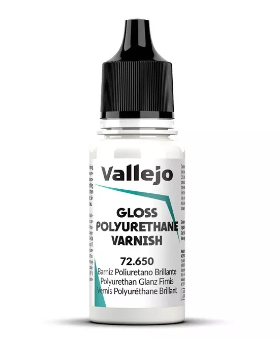 Vallejo 72.650 Polyurethane Gloss Varnish 18ml