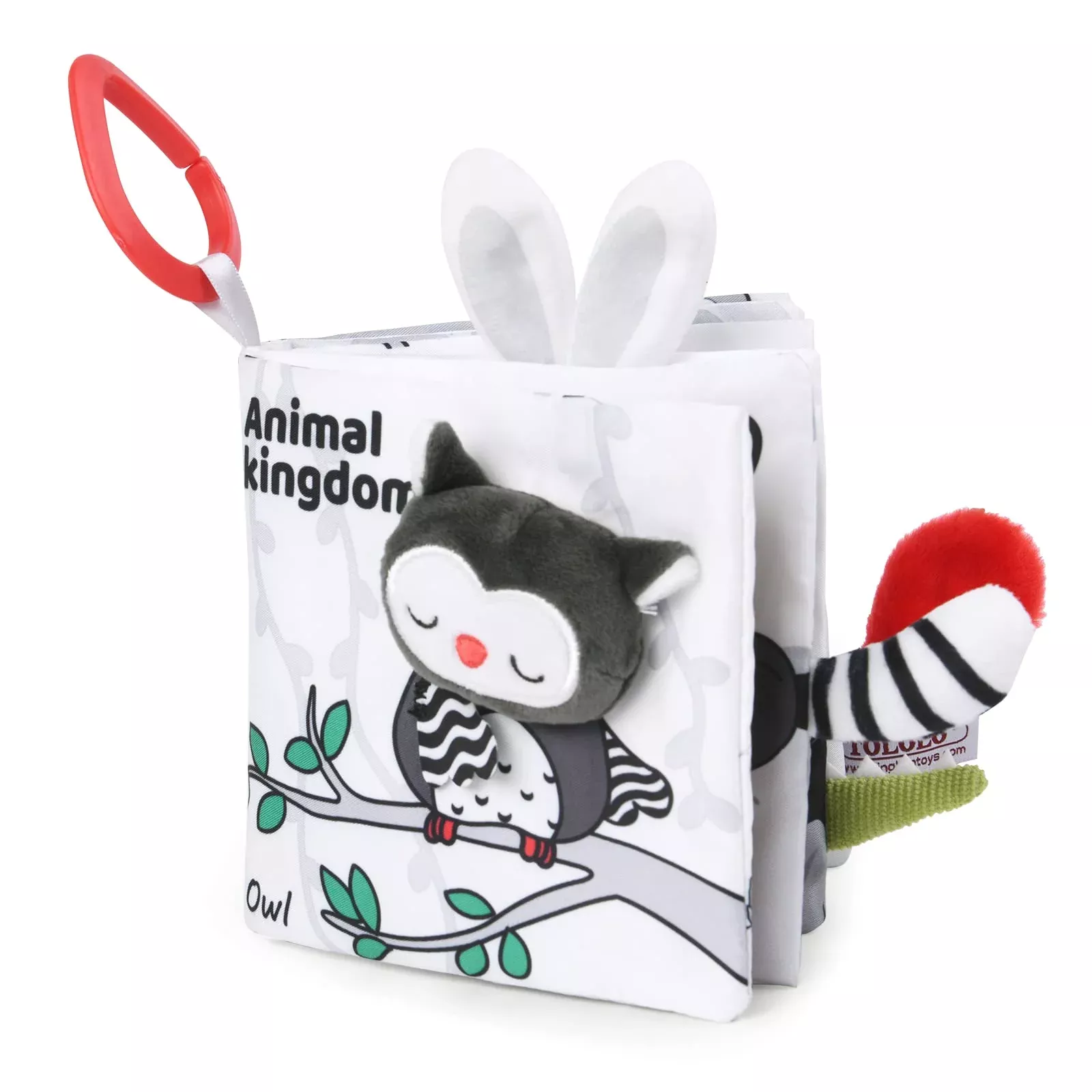 Vicloon Baby Cloth Book - Forest Animals - 18x16.5cm - Soft