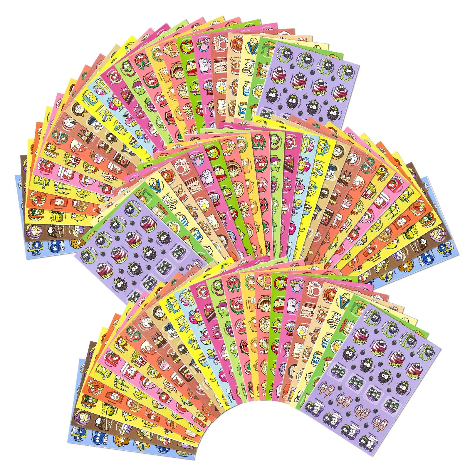 VKPI Scratch 'N' Sniff Stickers, 1728 Pieces, Multicolor,