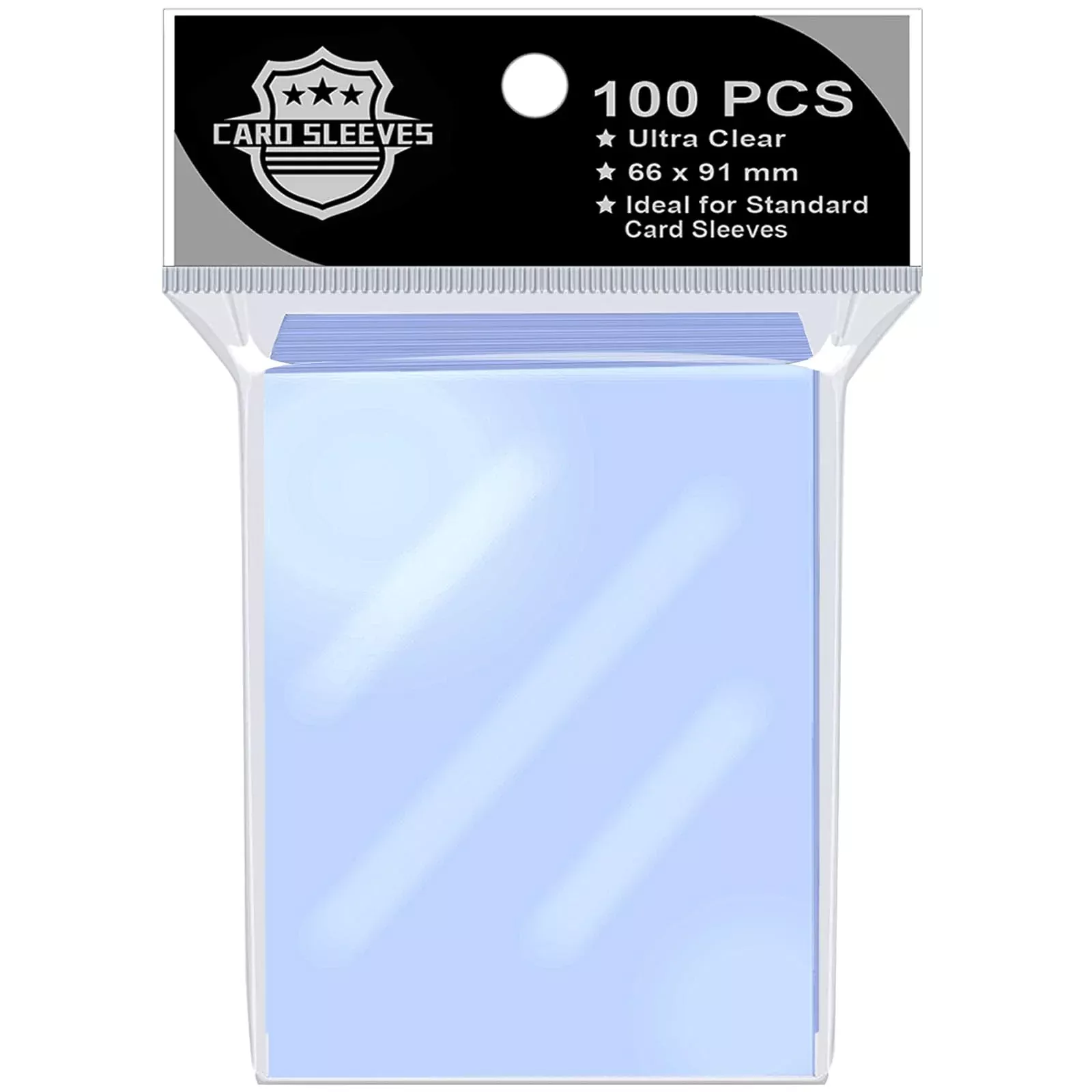 VKshop Card Protector Sleeves for Magic Cards, 66x91mm, Transparent,