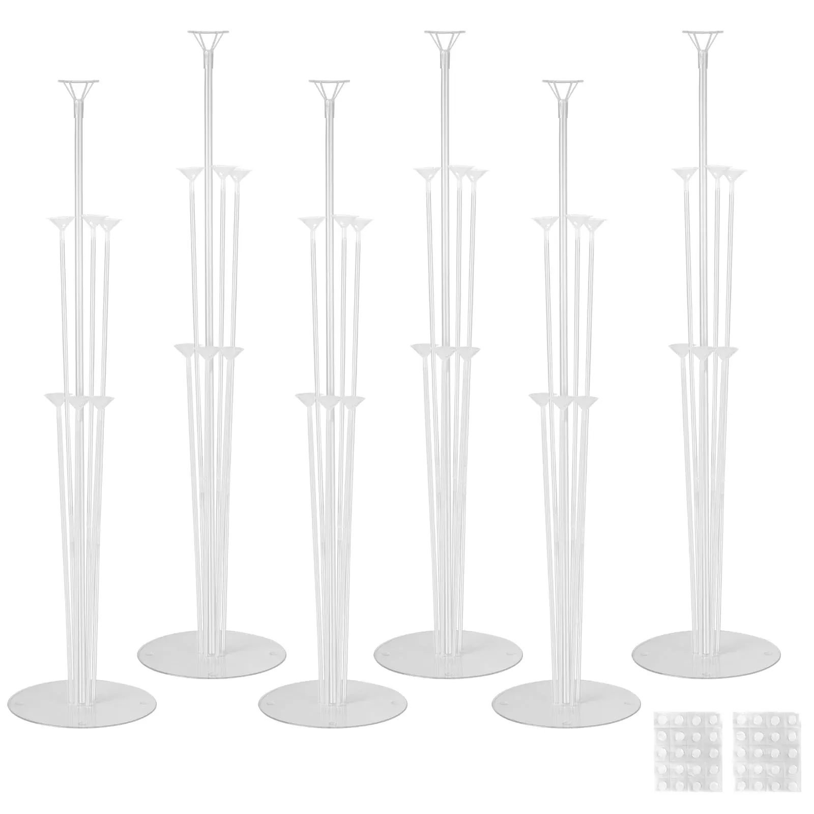 Voircoloria Balloon Stand Kit for Events, 6pcs, 10-12 Inches,