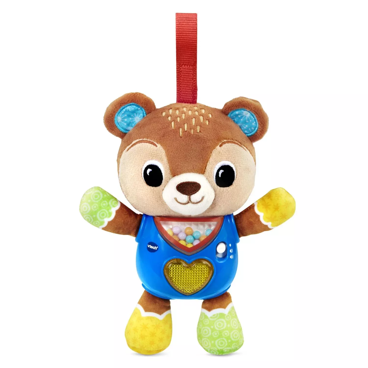 VTech Cuddly Bear Toy for Babies, Multicolor, 5.4" x