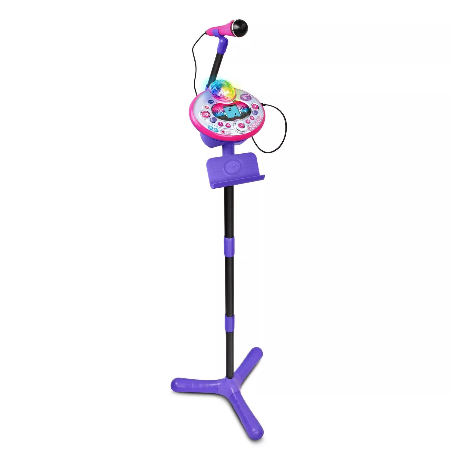 VTech Kidi Star Karaoke Machine, Pink/Purple, Voice Changer, Recorder