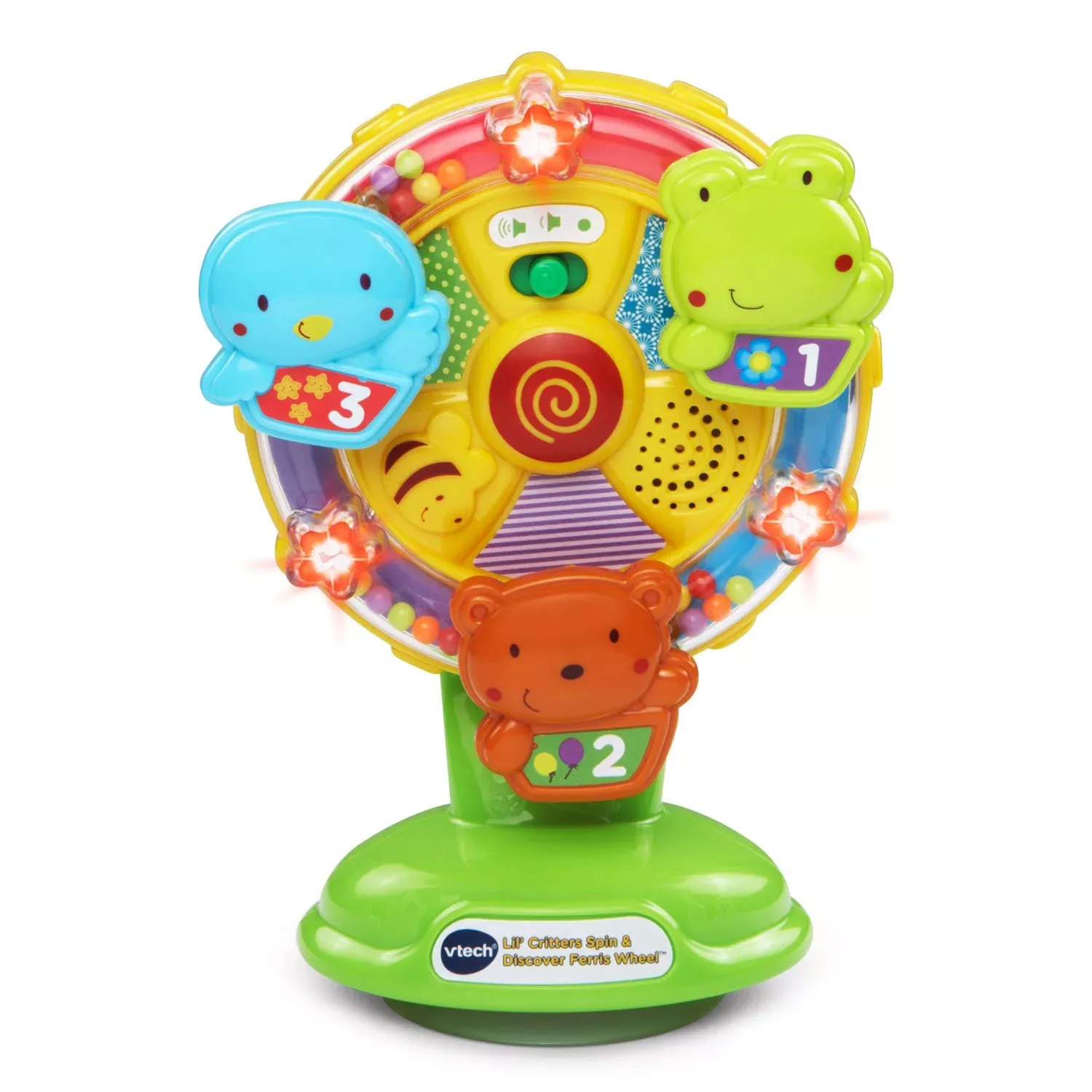 VTech Lil' Critters Spin and Discover Ferris Wheel Green 5.9" x