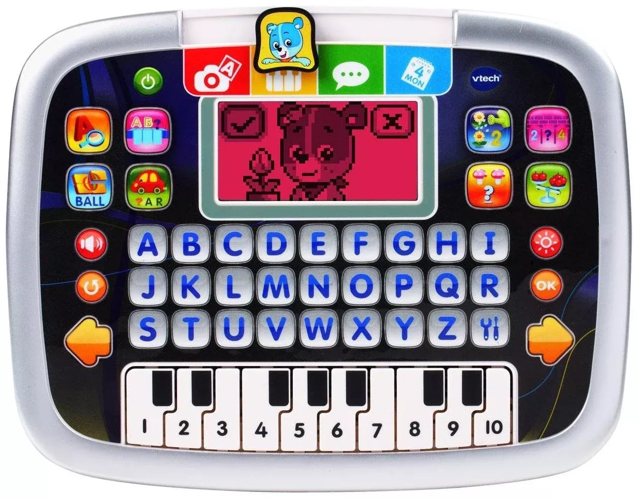 VTech Little Apps Tablet - Black, 1.24" x 9.29" x 7.3", Plastic, Model