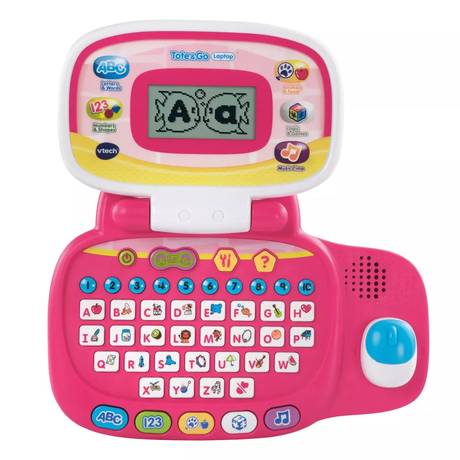 VTech Tote & Go Laptop Pink - Kids' Learning Toy for Ages 3-6