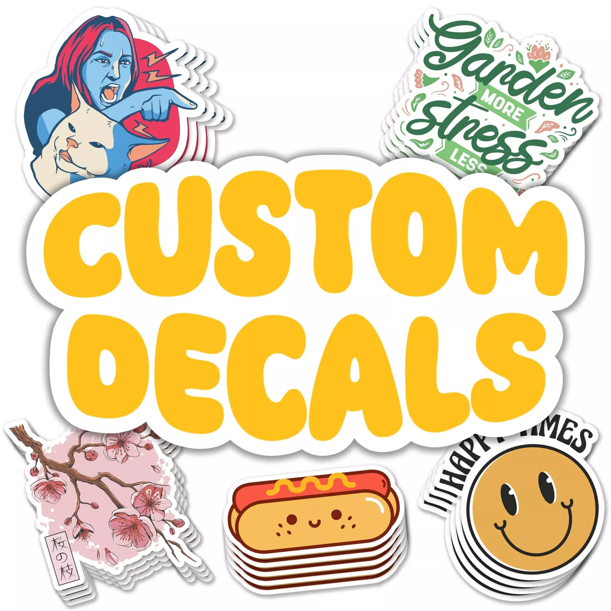 VulgrCo Custom Stickers for Business - 1.5" to 10"