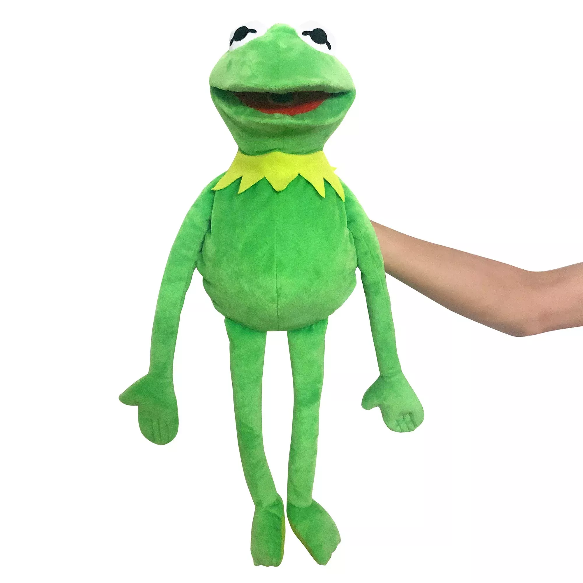 Vurezza Kermit Frog Puppet Hand Toy 24 Inch Green Plush