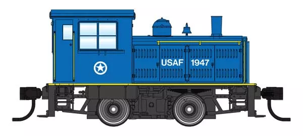 Walthers 910-20016 Plymouth ML-8 Switcher USAF with DCC
