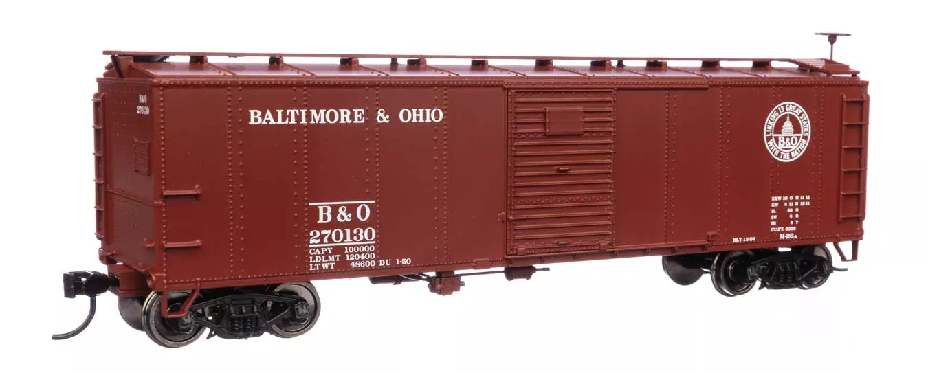 Walthers 910-40954 HO Scale 40' X29 Boxcar Baltimore & Ohio B&O 270130