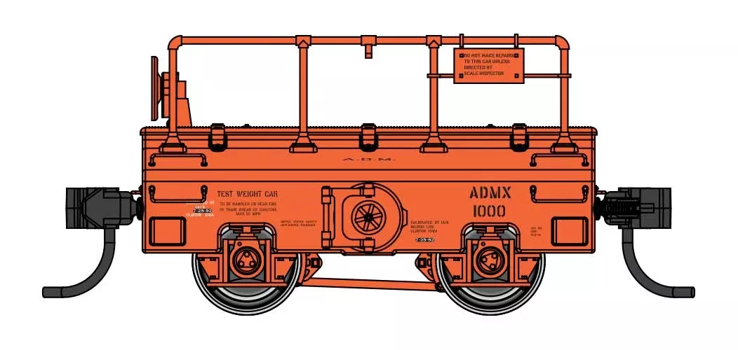 Walthers 920-105300 Scale Test Car Archer Daniels Midland #1000