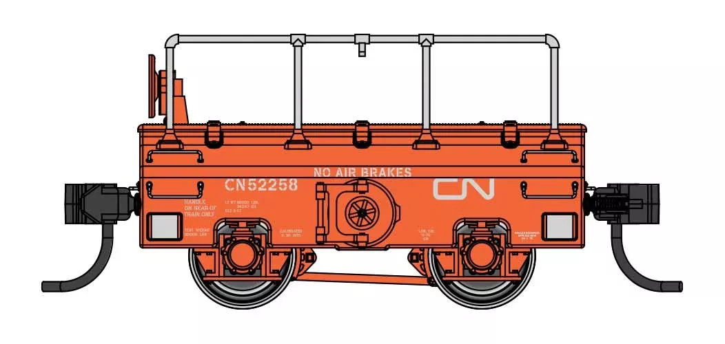 Walthers 920-105302 Scale Test Car Canadian National #52258