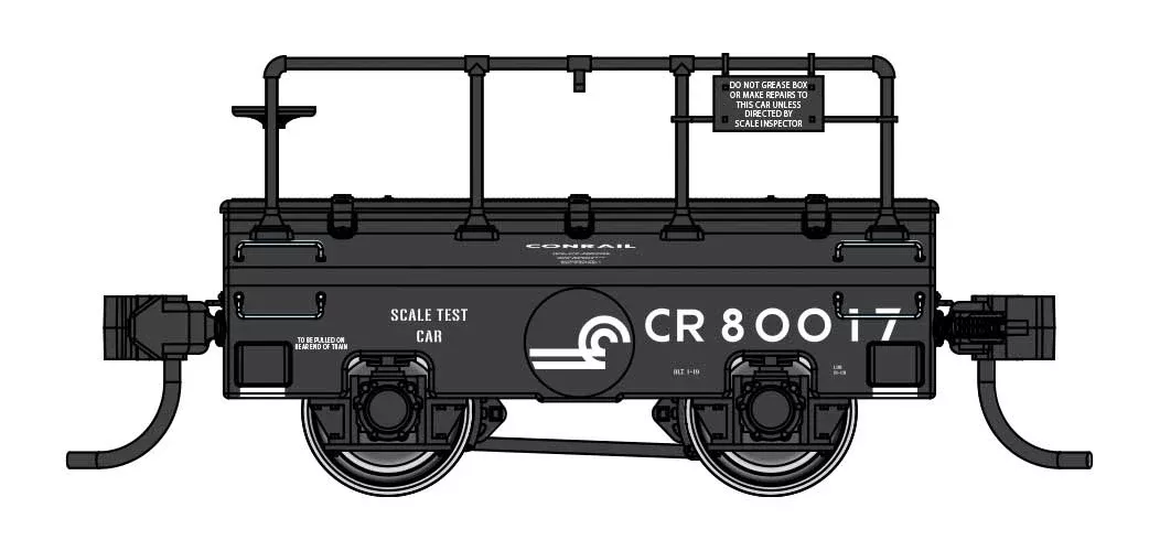 Walthers 920-105304 Scale Test Car Conrail #80017