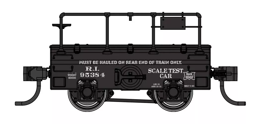 Walthers 920-105305 Scale Test Car Rock Island #95384