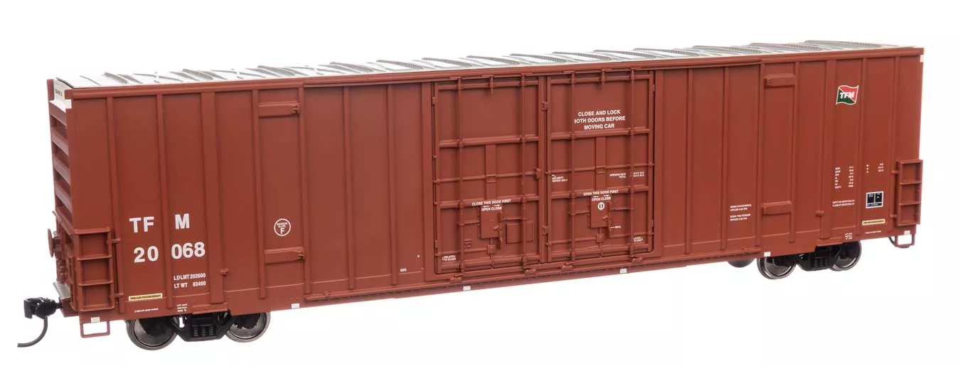 Walthers Mainline 910-3036 HO Scale 60' High Cube Boxcar Transportacion Ferroviaria Mexicana TFM 20068