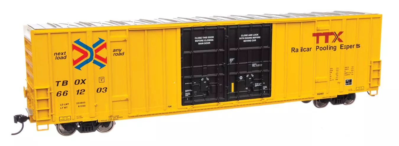 Walthers Mainline 910-3042 HO Scale 60' High Cube Boxcar TTX TBOX 661203