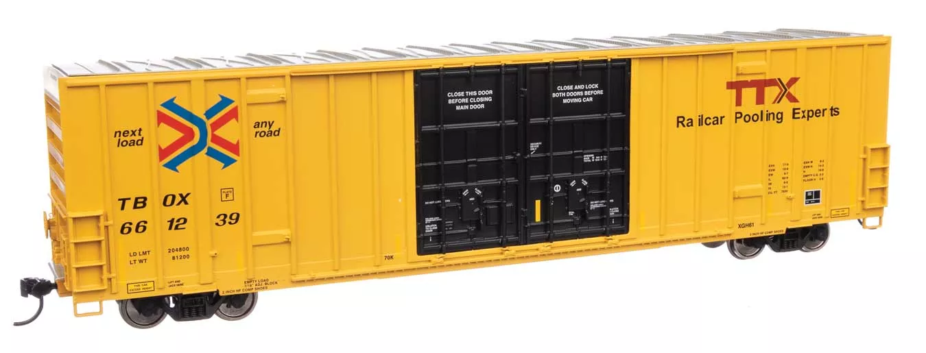 Walthers Mainline 910-3043 HO Scale 60' High Cube Boxcar TTX TBOX 661239