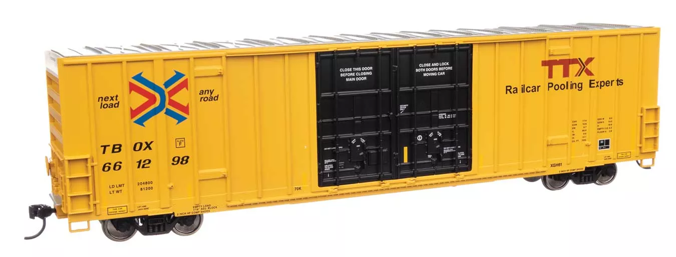 Walthers Mainline 910-3045 HO Scale 60' High Cube Boxcar TTX TBOX 661298
